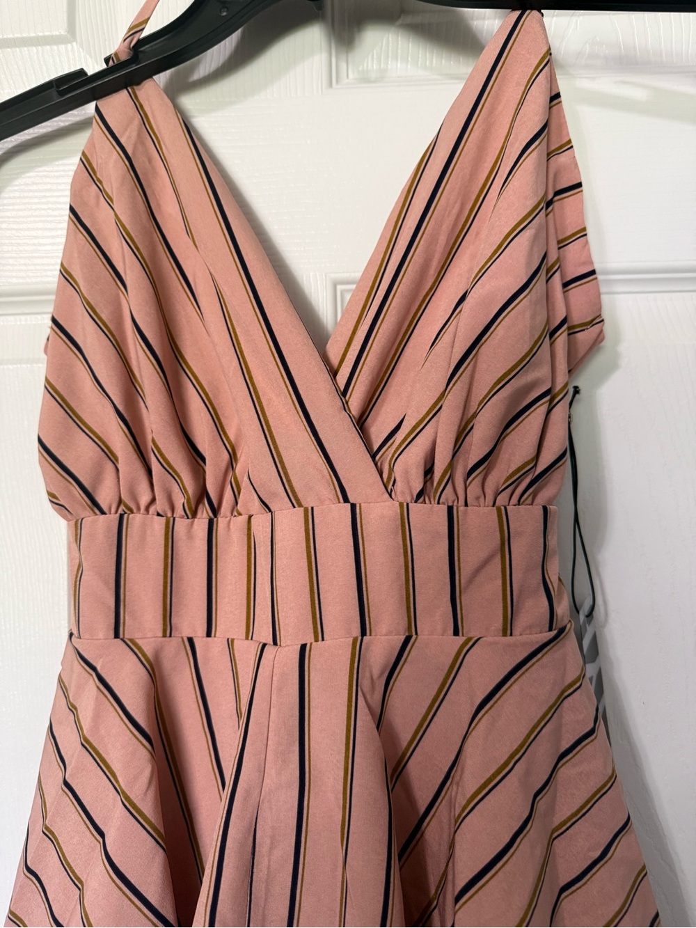 HYFVE NWT Striped Halter Tiered Dress- S - Picture 3 of 7